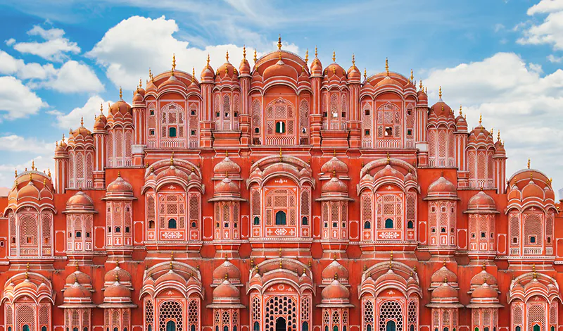 Hawa Mahal, Jaipur, India. Palace of the winds. Jaipur, Rajasthan, India